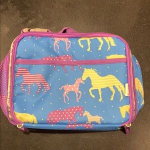 Girls insulated horses lunch bag